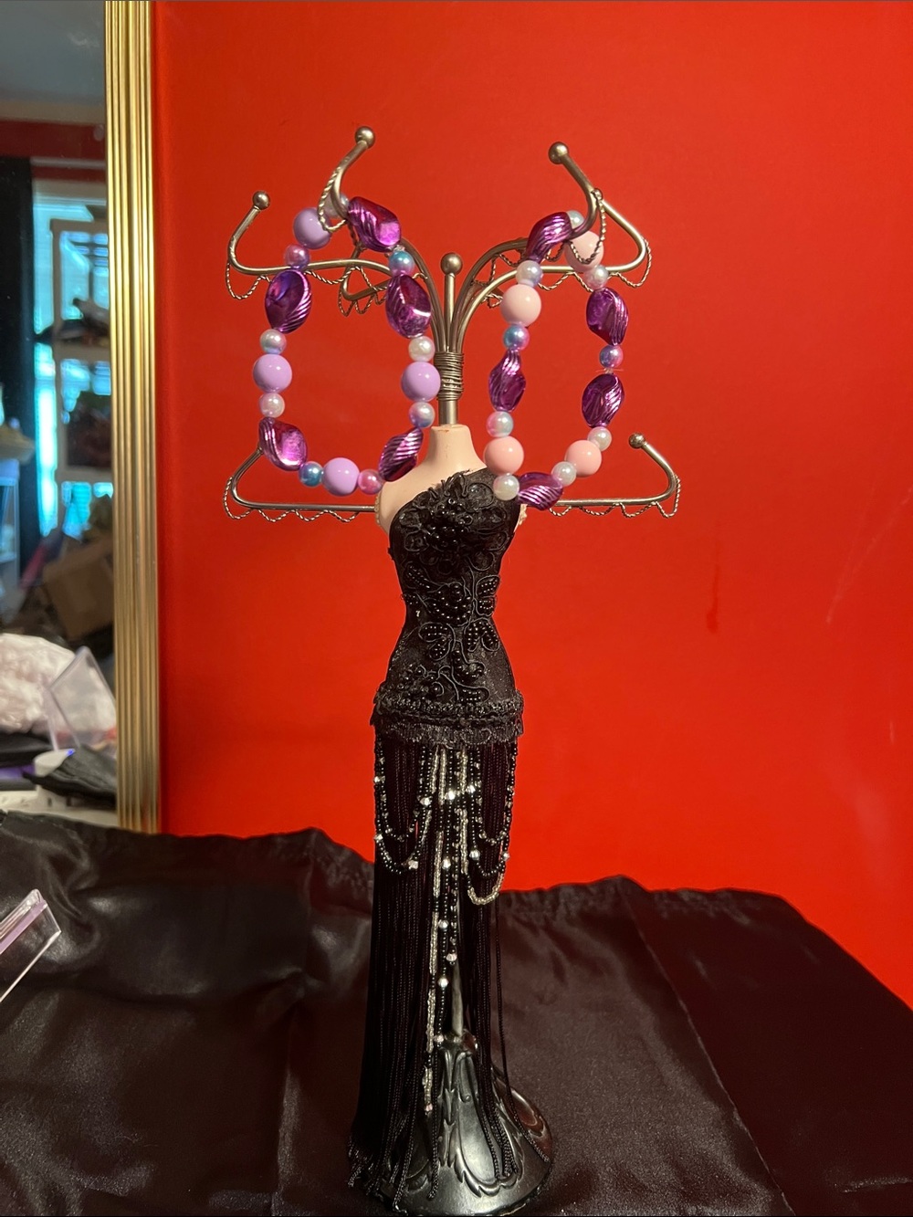 Purple & Pink Beaded bracelet home made - Picture 6 of 8